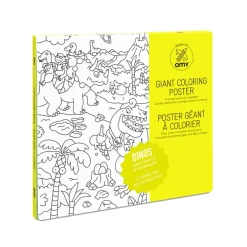 Enfant Fabrique de Styles Jouets*Poster à colorier 70x100cm - dinos