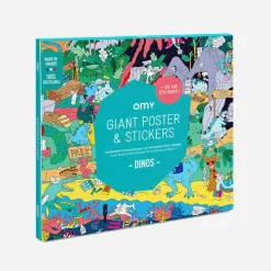 Enfant Fabrique de Styles Jouets*Poster & stickers - dinos