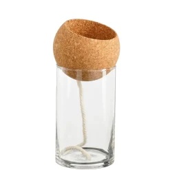 Fabrique de Styles Vases Et Soliflores*Pot auto arrosant en verre d10xh21cm