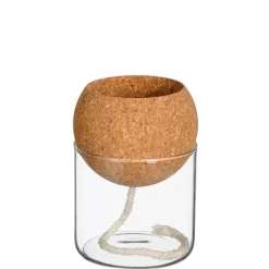 Fabrique de Styles Vases Et Soliflores*Pot auto arrosant en verre d10xh14cm