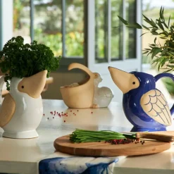 Fabrique de Styles Pots Et Bocaux*Pot pélican en grès - Pélican