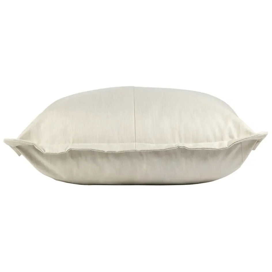 Enfant Fabrique de Styles Chaises, Fauteuils|Jardin*Pouf d'extérieur en tissu écru 95x95cm - Sola