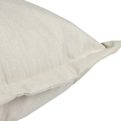 Enfant Fabrique de Styles Chaises, Fauteuils|Jardin*Pouf d'extérieur en tissu écru 95x95cm - Sola