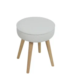 Fabrique de Styles Poufs Et Tabourets*Pouf en tissu bouclette - Popy
