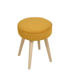 Fabrique de Styles Poufs Et Tabourets*Pouf en velours côtelé - Popy