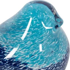 Fabrique de Styles Petits Objets Déco*Presse papier moineau en verre - Serin