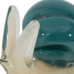 Fabrique de Styles Petits Objets Déco*Presse-papier escargot en verre et sable