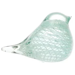 Fabrique de Styles Petits Objets Déco*Presse-papier moineau serin en verre