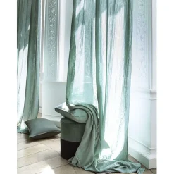 Fabrique de Styles Rideaux Et Voilages*Rideau en voile de coton avec oeillets 120x280cm - Dili