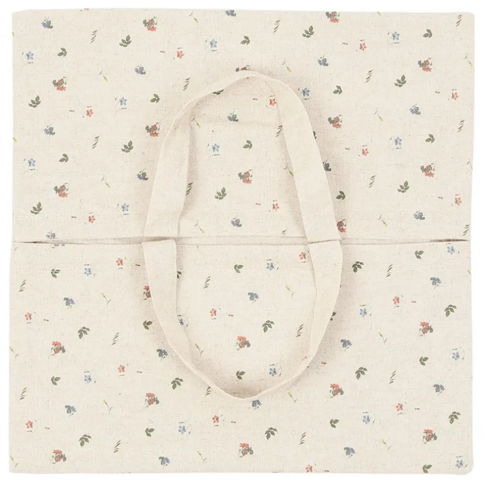 Fabrique de Styles Sacs*Sac à tarte en lin et coton - P'tite Fleur