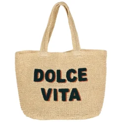Fabrique de Styles Sacs Et Cabas*Sac brodé "dolce vita" en corde de papier - Lumi