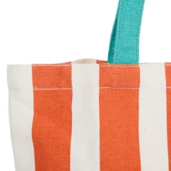Fabrique de Styles Sacs Et Cabas*Sac tote bag en tissu corail et émeraude - Palma