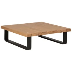 Enfant Fabrique de Styles Salons De Jardin|Jardin*Salon de jardin d'angle en bois 5 places anthracite et naturel - Feros