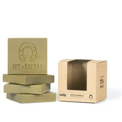 Fabrique de Styles Savon Solide*Savon de marseille cube tranche à l'huile d' 4x65g