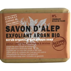 Fabrique de Styles Savon Solide*Savon d'alep exfoliant argan bio 100g