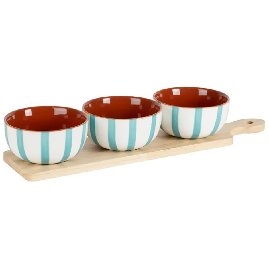 Fabrique de Styles Bols Et Coupelles*Service apéritif 3 bols en grès - Alaria