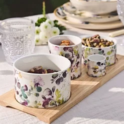 Fabrique de Styles Bols Et Coupelles*Service apéritif 4 pièces en céramique - Garden