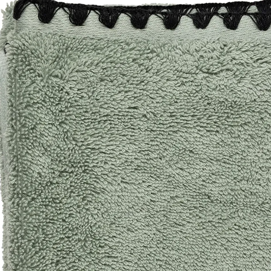 Fabrique de Styles Serviettes De Bain*Serviette de douche en coton celadon 90x140cm - Issey