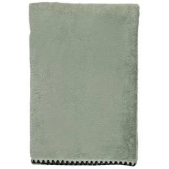 Fabrique de Styles Serviettes De Bain*Serviette de toilette invite en coton celadon 30x50cm - Issey