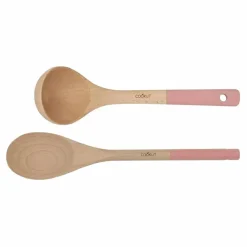 Fabrique de Styles Ustensibles De Cuisine*Set cuillère et louche en bois - Guimauve