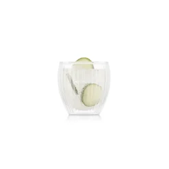 Fabrique de Styles Verres À Eau Et Gobelets*Set de 2 verres double paroi striés 20cl - Pavina