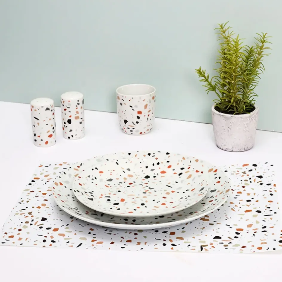 Fabrique de Styles Sets De Table*Set de table effet terrazzo 40x30cm
