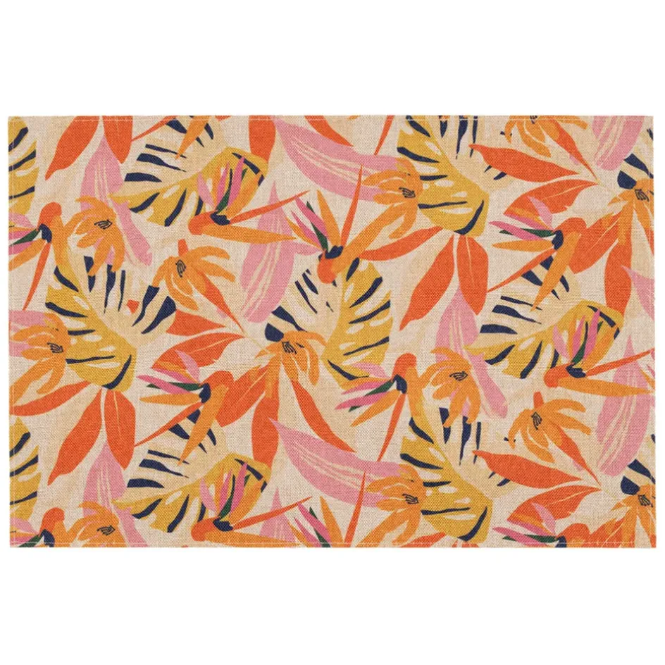 Fabrique de Styles Sets De Table*Set de table orange et rose 45x30cm - Allegra