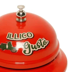 Fabrique de Styles Petits Objets Déco*Sonnette de table "pizza" en fer