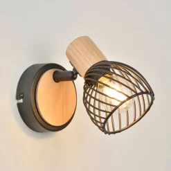 Fabrique de Styles Appliques*Spot 1 lumière en métal h13cm mat noir - kento