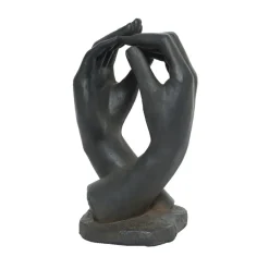 Enfant Fabrique de Styles Déco, Accessoires Et Rangements|Jardin*Statue d'extérieur mains noir h64cm
