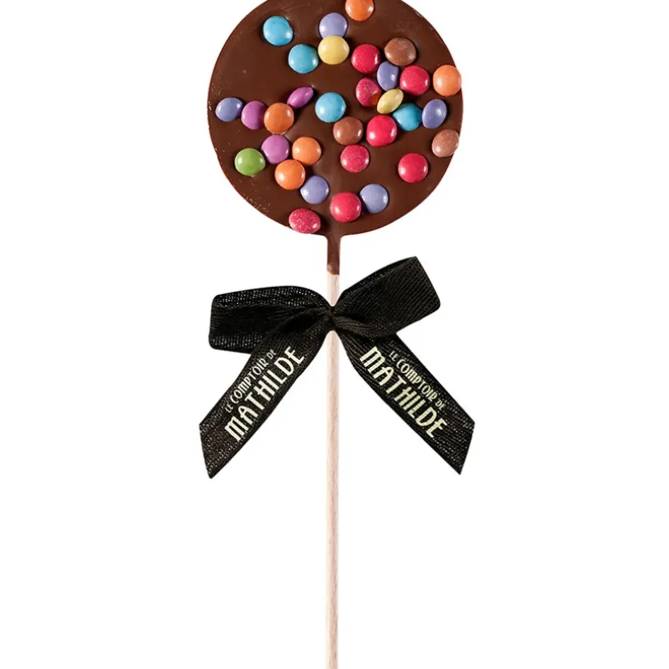 Fabrique de Styles Chocolats Et Confiseries*Sucette chocolat au lait surprise partie 50g