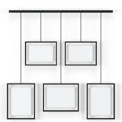 Fabrique de Styles Cadres Photos*Support 5 cadres suspendu