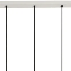 Fabrique de Styles Suspensions*Suspension 5 lampes en fer et manguier L114cm - Ferese