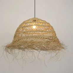 Fabrique de Styles Suspensions*Suspension en alfa d52cm - majorelle