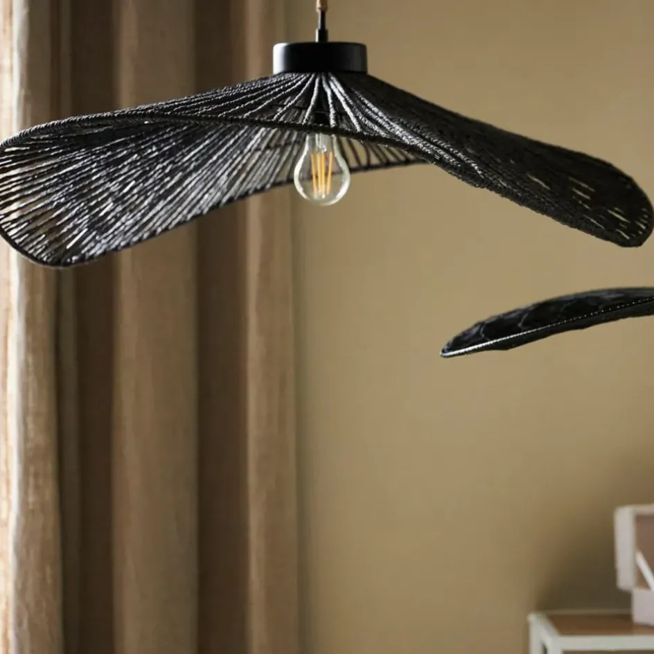 Fabrique de Styles Suspensions*Suspension en corde de papier et fer d71cm - Calyp