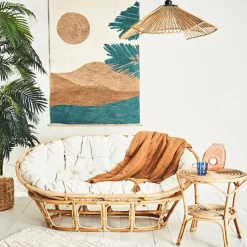 Fabrique de Styles Suspensions*Suspension en corde de papaier d63cm - Calyp