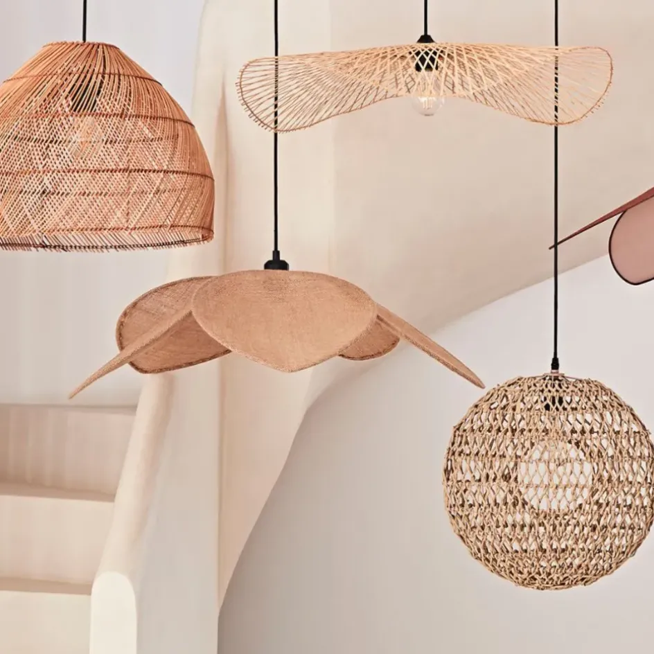 Fabrique de Styles Suspensions*Suspension en corde de papier d41cm - calyp