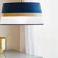 Fabrique de Styles Suspensions*Suspension en coton et velours d38cm - velvet