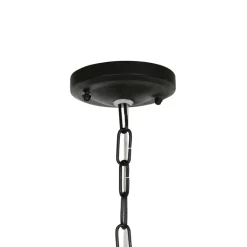 Fabrique de Styles Suspensions*Suspension en fer d30.5cm noir et doré - rosalie