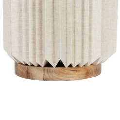 Fabrique de Styles Lampes À Poser*Suspension en papier et lin d56xh20cm - Fontelo