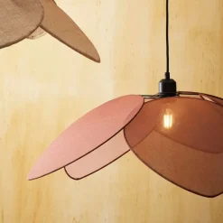 Fabrique de Styles Suspensions*Suspension japandi en lin d70cm