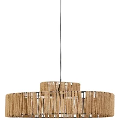 Fabrique de Styles Suspensions*Suspension en fer et corde de papier d55cm - Calyp