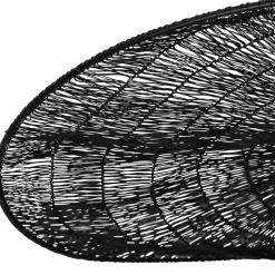 Fabrique de Styles Suspensions*Suspension non electrique en fer naturel et noir d80cm - Organic