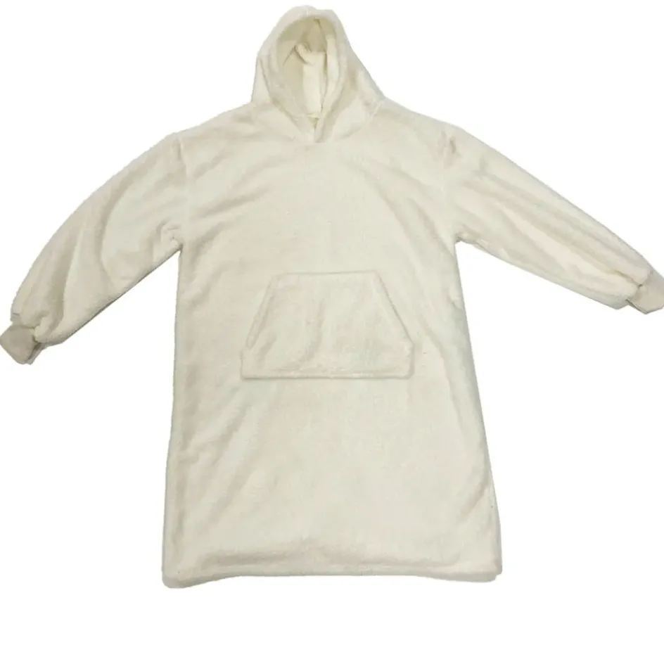 Fabrique de Styles Accessoires Mode*Sweat Plaid à capuche en tissu clair - Teddy