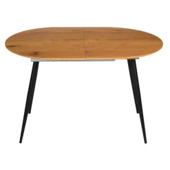 Fabrique de Styles Table De Salle À Manger*Table à manger avec allonge en bois 120(+40cm)x80cm - Lara