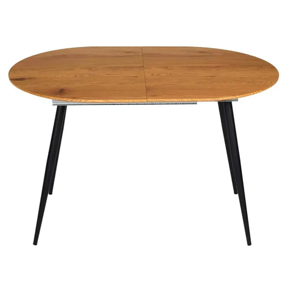 Fabrique de Styles Table De Salle À Manger*Table à manger avec allonge en bois 120(+40cm)x80cm - Lara