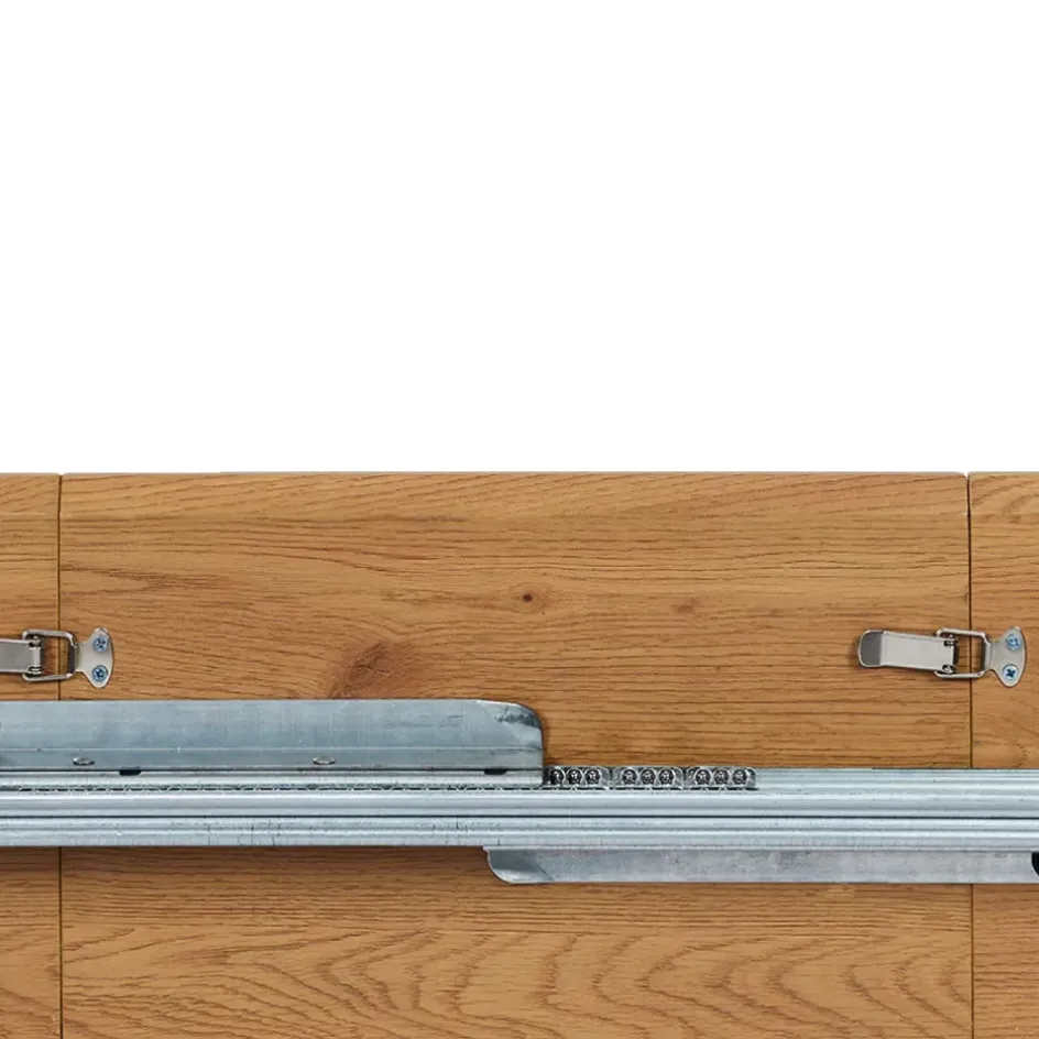 Fabrique de Styles Table De Salle À Manger*Table à manger avec allonge en bois 120(+40cm)x80cm - Lara