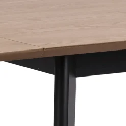 Fabrique de Styles Table De Salle À Manger*Table à manger avec rallonge en plaqué chêne 120x80cm - Roxy