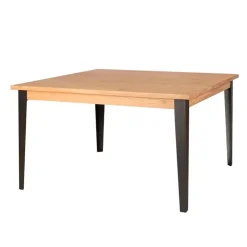 Fabrique de Styles Table De Salle À Manger*Table à manger carrée en chêne massif 140x140xm - Manny