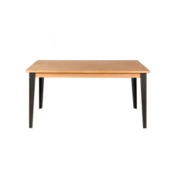 Fabrique de Styles Table De Salle À Manger*Table à manger en chêne massif et pieds acier 160x90cm- Manny